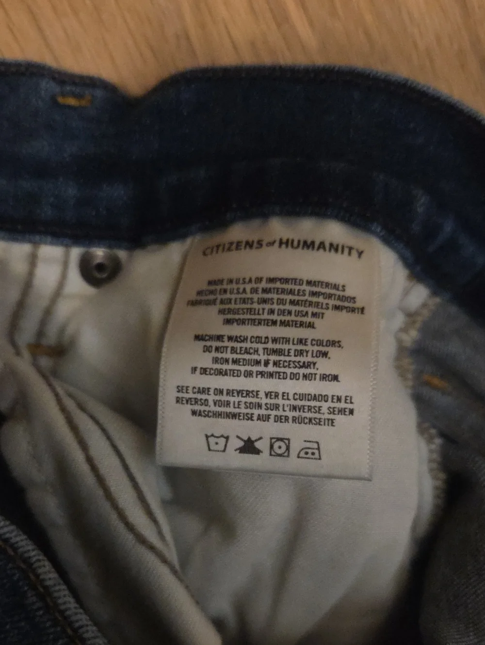 Citizens of Humanity Rocket Ankle High Rise Skinny Blue Denim Jeans 25